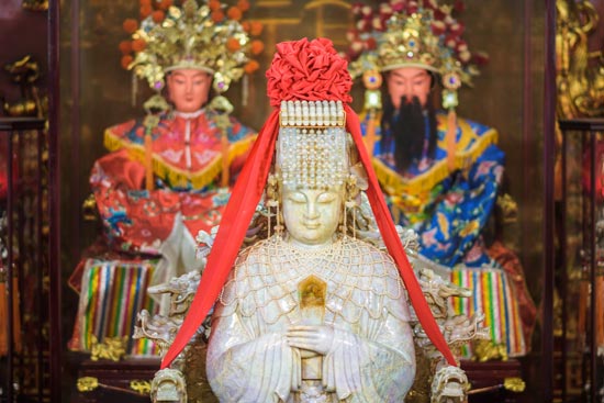 Mazu Statue in DaJia Zhen Lan Temple