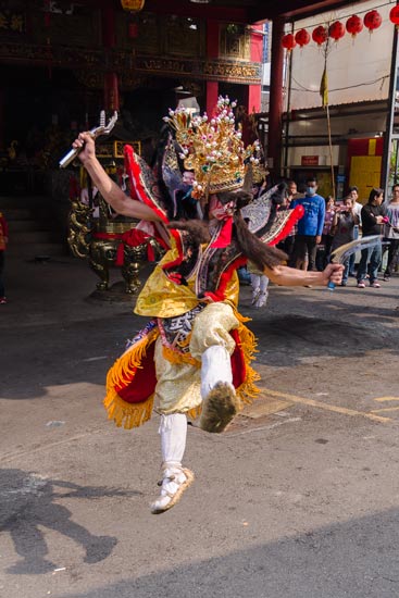 An Eagle member performs in Taipei